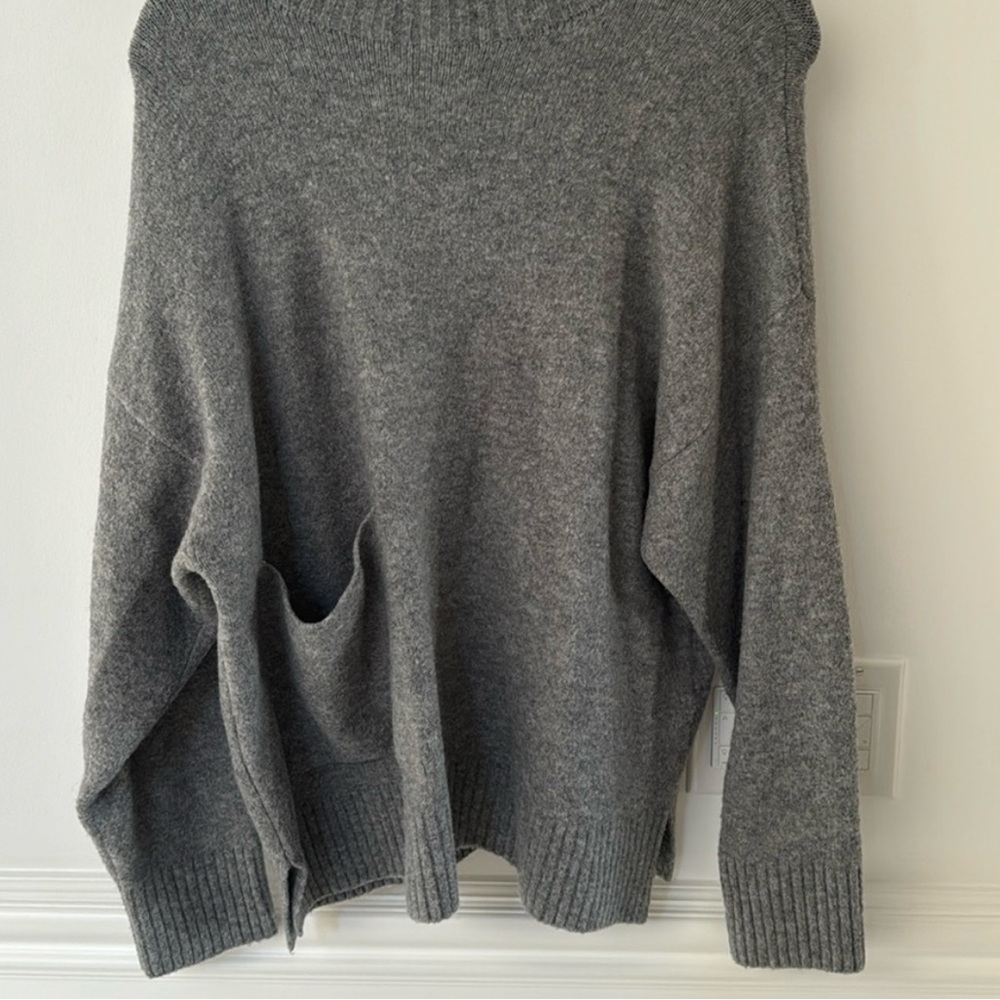 Zara Charcoal Oversized Sweater with Pocket